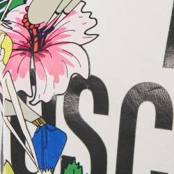 Love Moschino White Printed Cotton Round Neck T-Shirt S