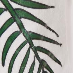 Love Moschino White Printed Cotton Round Neck T-Shirt S