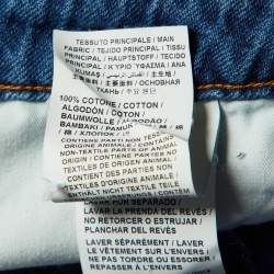 Pre Owned Love Moschino Blue Distressed Denim Regular Fit Jeans M/Waist 32"