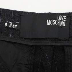 Love Moschino Dark Grey Virgin Wool Fur Suit M