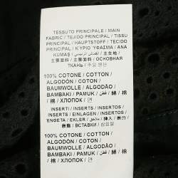 Pre Owned Love Moschino Black Broderie Anglaise Cotton Mini Dress S