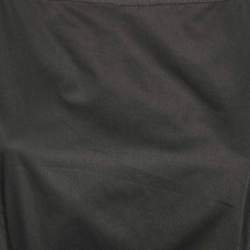 Love Moschino Black Cotton Waist Metal Embellished Short Dress L