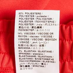 Love Moschino Red Jersey Track Trouser M