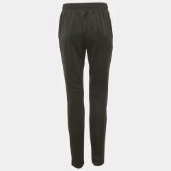 Love Moschino Black Logo Printed Jersey Track Pants M