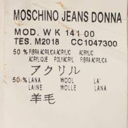 Pre Owned Love Moschino Dark Purple Bow Coats M