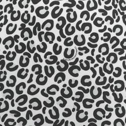 Pre Owned Love Moschino Monogram Leopard Print Crepe Maxi M