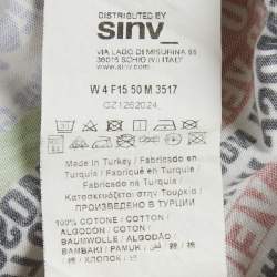 Pre Owned Love Moschino Multicolor All Over Print Jersey T-Shirt S