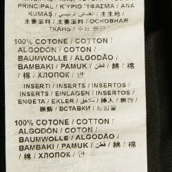 Pre Owned Love Moschino Black 100% Made With Love Logo Print Cotton T-Shirt S