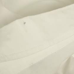 مملوكة مسبقًا Love Moschino White Beaded Cotton Shirt S