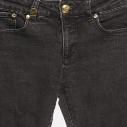 Pre Owned Love Moschino Grey Denim Skinny Jeans S Waist 27"