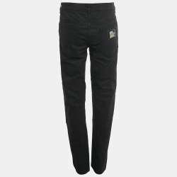 Pre Owned Love Moschino Black Denim Jeans XL Waist 35"