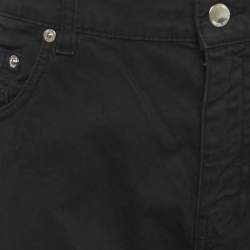 Pre Owned Love Moschino Black Denim Jeans XL Waist 35"