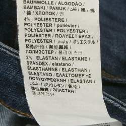 مملوكة مسبقًا Love Moschino Navy Blue Denim Jeans S Waist 26"