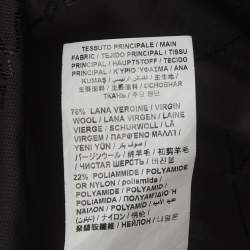 Pre Owned معطف لوف موسكينو من الصوف مزين بحزام مقاس صغير (سمول)