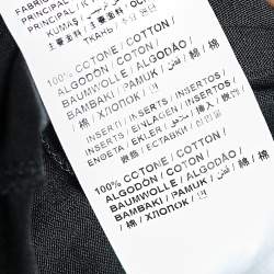 Love Moschino Black Logo Printed Cotton Short Sleeve T-Shirt M