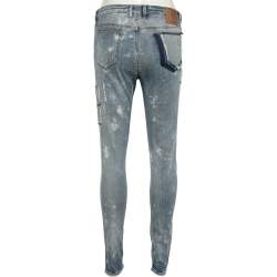 Pre Owned Love Moschino Blue Denim Distressed jeans M
