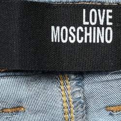 Pre Owned Love Moschino Blue Denim Distressed jeans M