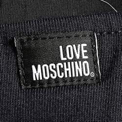 Love Moschino Blue Cotton Knit Love Applique Detail Sweat Pants S