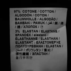 Pre Owned Love Moschino Black Cotton Heart Embroidered Sleeveless Shirt L