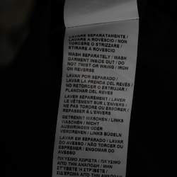 Pre Owned Love Moschino Black Cotton Heart Embroidered Sleeveless Shirt L