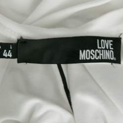 Love Moschino White Printed Crew Neck T-Shirt M