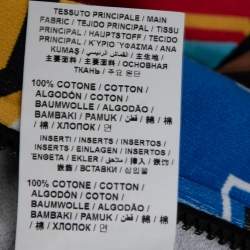 Love Moschino Multicolor Cotton Zip Front Hooded Jacket M
