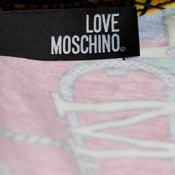 Love Moschino Multicolor Nautical Print Jersey Tank Top M