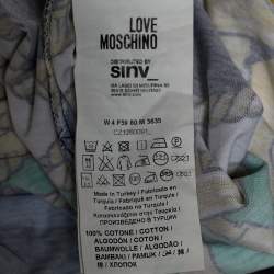 Love Moschino Multicolor Nautical Print Jersey Tank Top M