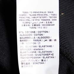 Love Moschino Black Lipstick Printed Cotton Knit Sweatshirt M