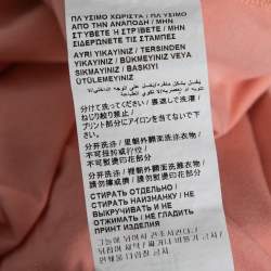 Love Moschino Pink Bunny Printed Stretch Cotton Bow Detail T-Shirt M