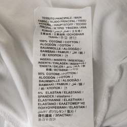 Love Moschino White Cotton Logo Print T-Shirt S