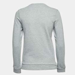 Love Moschino Love Logo Print Cotton Crew Neck Sweatshirt S
