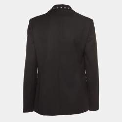 Love Moschino Black Knit Studded Blazer S