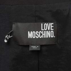 Love Moschino Black Knit Studded Blazer S