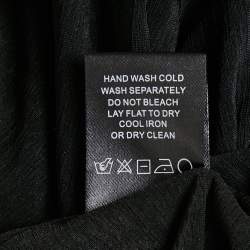 Pre Owned Lovers + Friends Black Jersey Halter Neck Long Dress XS