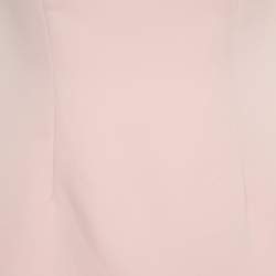 مملوكة مسبقًا فستان لافرز آند فريندز وردي كريب بفولان قصير مقاس صغير (سمول)