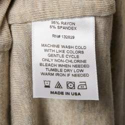 مملوكة مسبقًا Lovers and Friends Grey Melange Jersey Bodycon Midi Dress M