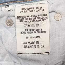 Lovers + Friends Blue Light Wash Denim Distressed Skinny Jeans M