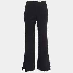 Lovers + Friends Black Georgette Flared Leg Trousers S