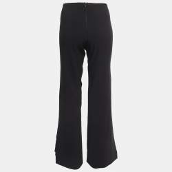 Lovers + Friends Black Georgette Flared Leg Trousers S