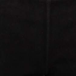 LPA Black Suede Side Lace Up Detail Pants M