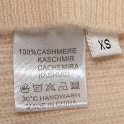 Lucy Nagle Cream Cashmere Oversized Sweater XS