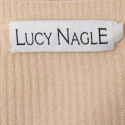 Lucy Nagle Cream Cashmere Oversized Sweater XS
