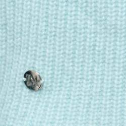 Lucy Nagle Light Blue Cashmere Turtle Neck Sweater S