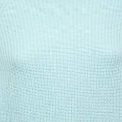 Lucy Nagle Light Blue Cashmere Turtle Neck Sweater S