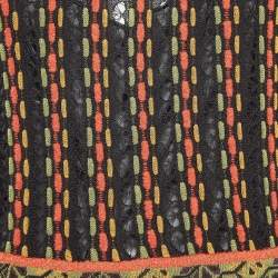 M Missoni Multicolor Patterned Knit Long Sleeve Midi Dress L