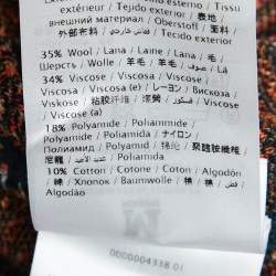 مملوكة مسبقًا M Missoni Denim Patterned Knit Full Sleeve Midi Dress L