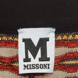 M Missoni Multicolor Stripe Patterned Knit Leggings M