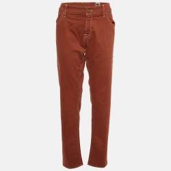 M Missoni Denim Brown Cotton Regular Fit Jeans L/Waist 39"