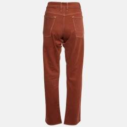 M Missoni Denim Brown Cotton Regular Fit Jeans L/Waist 39"